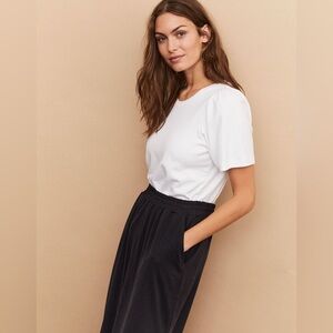 Part Two Imalea Puff Sleeve Tee – Organic Cotton, White, Size M